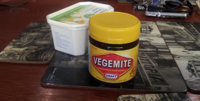 Vegemite Jar & A Butter Container